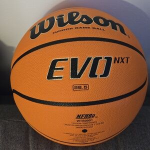Wilson EVO NXT Orange Indoor Game Basketball Women's Size 6 / 28.5